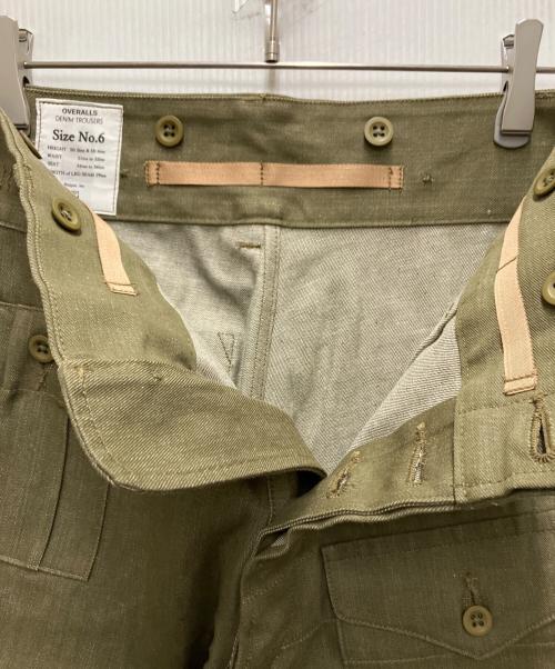 waiper（ワイパー）WAIPER (ワイパー) イギリス軍 1950’s ヴィンテージ グリーンデニム トラウザー グリーン サイズ:No 6の古着・服飾アイテム