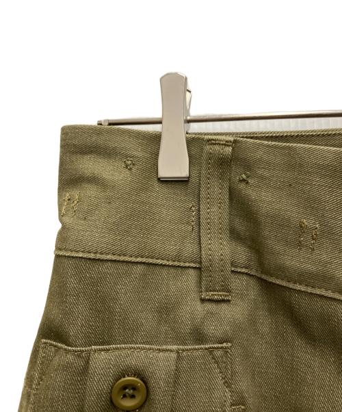 waiper（ワイパー）WAIPER (ワイパー) イギリス軍 1950’s ヴィンテージ グリーンデニム トラウザー グリーン サイズ:No 6の古着・服飾アイテム