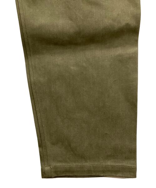 waiper（ワイパー）WAIPER (ワイパー) イギリス軍 1950’s ヴィンテージ グリーンデニム トラウザー グリーン サイズ:No 6の古着・服飾アイテム