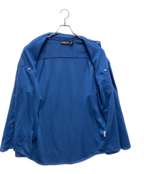 Patagonia（パタゴニア）Patagonia (パタゴニア) 90`Sマイクロシンチラシャツ 90S ブルー サイズ:Lの古着・服飾アイテム