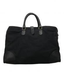 ETTINGER（エッティンガー）の古着「Pursuits Piccadilly Canvas Tote」｜ブラック