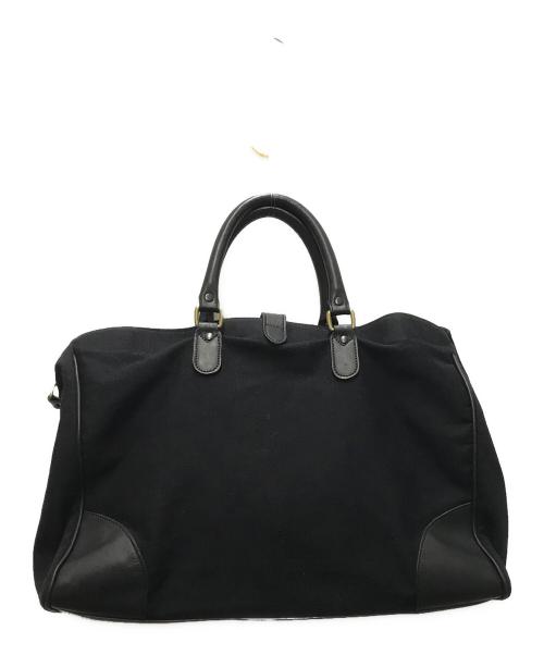 ETTINGER（エッティンガー）ETTINGER (エッティンガー) Pursuits Piccadilly Canvas Tote ブラックの古着・服飾アイテム