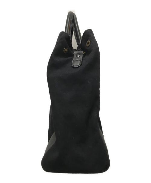ETTINGER（エッティンガー）ETTINGER (エッティンガー) Pursuits Piccadilly Canvas Tote ブラックの古着・服飾アイテム
