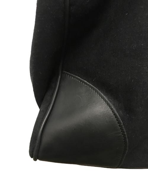 ETTINGER（エッティンガー）ETTINGER (エッティンガー) Pursuits Piccadilly Canvas Tote ブラックの古着・服飾アイテム