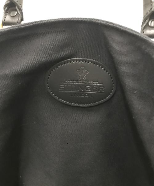 ETTINGER（エッティンガー）ETTINGER (エッティンガー) Pursuits Piccadilly Canvas Tote ブラックの古着・服飾アイテム