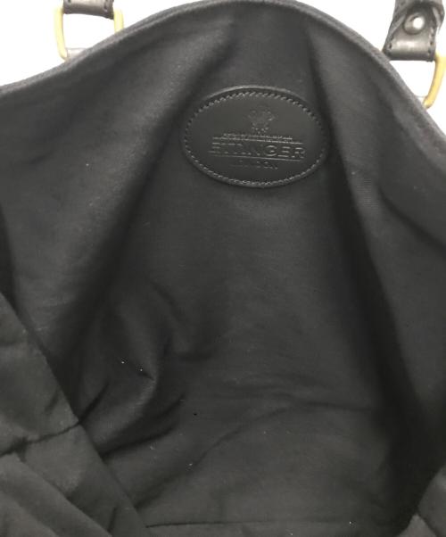 ETTINGER（エッティンガー）ETTINGER (エッティンガー) Pursuits Piccadilly Canvas Tote ブラックの古着・服飾アイテム