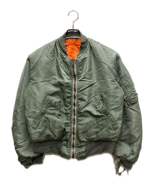 US AIR FORCE（ユーエスエアフォース）US AIR FORCE (ユーエスエアフォース) 60`s MA-1ジャケット グリーン サイズ:Ｓの古着・服飾アイテム