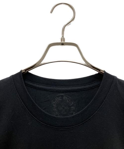 CHROME HEARTS（クロムハーツ）CHROME HEARTS (クロムハーツ) スクロールロゴTシャツ ブラック サイズ:Ｌの古着・服飾アイテム