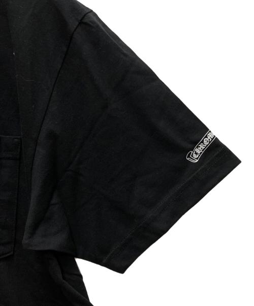CHROME HEARTS（クロムハーツ）CHROME HEARTS (クロムハーツ) スクロールロゴTシャツ ブラック サイズ:Ｌの古着・服飾アイテム