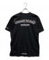 CHROME HEARTS (クロムハーツ) スクロールロゴTシャツ ブラック サイズ:Ｌ：45000円