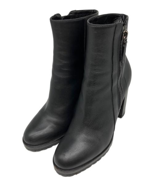 Gianvito Rossi（ジャンヴィト ロッシ）Gianvito Rossi (ジャンヴィト ロッシ) サイドジップブーツ ブラック サイズ:38の古着・服飾アイテム