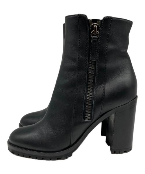 Gianvito Rossi（ジャンヴィト ロッシ）Gianvito Rossi (ジャンヴィト ロッシ) サイドジップブーツ ブラック サイズ:38の古着・服飾アイテム
