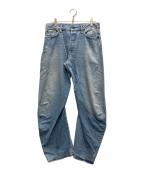 Acne studiosアクネ ストゥディオズ）の古着「ルーズフィットジーンズ」｜ライトブルー Light Blue Vi