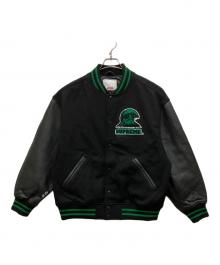 SUPREME（シュプリーム）の古着「24SS Wave Varsity Jacket」｜ブラック