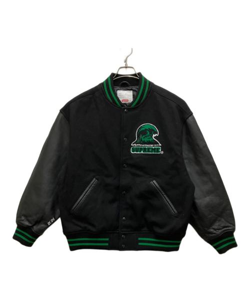 SUPREME（シュプリーム）Supreme (シュプリーム) 24SS Wave Varsity Jacket ブラック サイズ:Mの古着・服飾アイテム