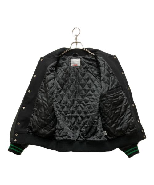 SUPREME（シュプリーム）Supreme (シュプリーム) 24SS Wave Varsity Jacket ブラック サイズ:Mの古着・服飾アイテム