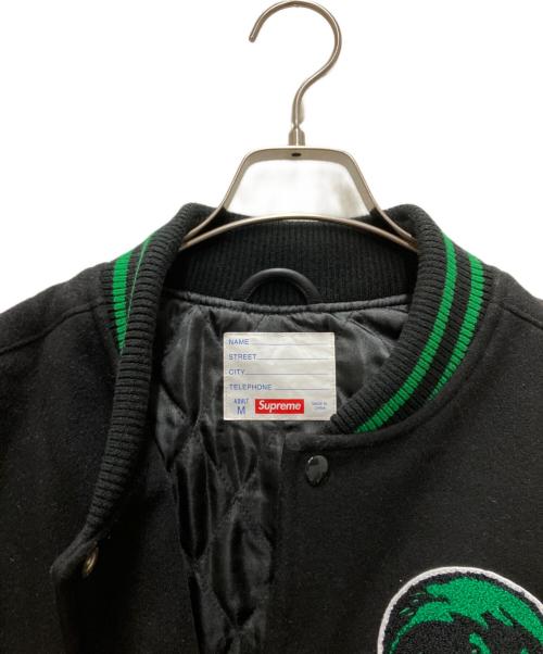 SUPREME（シュプリーム）Supreme (シュプリーム) 24SS Wave Varsity Jacket ブラック サイズ:Mの古着・服飾アイテム