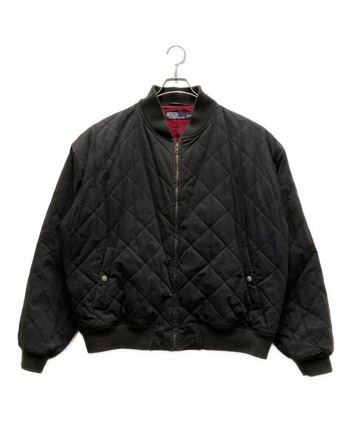 POLO RALPH LAUREN（ポロ・ラルフローレン）POLO RALPH LAUREN (ポロ・ラルフローレン) キルティングボンバージャケット ブラック サイズ:XLの古着・服飾アイテム