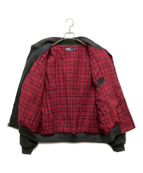 POLO RALPH LAUREN（ポロ・ラルフローレン）POLO RALPH LAUREN (ポロ・ラルフローレン) キルティングボンバージャケット ブラック サイズ:XLの古着・服飾アイテム