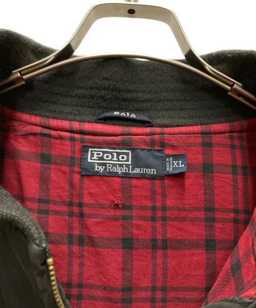 POLO RALPH LAUREN（ポロ・ラルフローレン）POLO RALPH LAUREN (ポロ・ラルフローレン) キルティングボンバージャケット ブラック サイズ:XLの古着・服飾アイテム