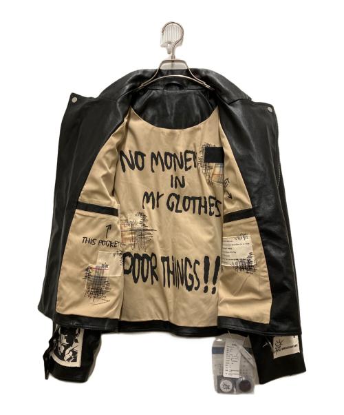 Emo Brother（Emo Brother）Emo Brother (Emo Brother) ダブルライダースジャケット ブラック サイズ:Ｓの古着・服飾アイテム