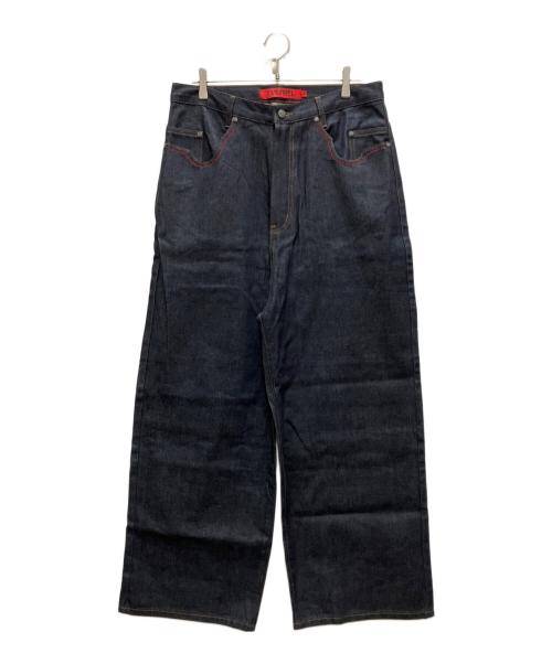 davril supply（ダブリルサプライ）davril supply (ダブリルサプライ) INSIDE-OUT RAW DENIM インディゴ サイズ:Lの古着・服飾アイテム