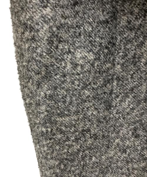 MACPHEE（マカフィー）MACPHEE (マカフィー) ボンディングチェック ダブルブレストコート グレー サイズ:36の古着・服飾アイテム