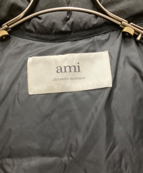 AMI Alexandre Mattiussi（アミアレクサンドルマテュッシ）AMI Alexandre Mattiussi (アミアレクサンドルマテュッシ) AMI HEART LOGO DOWN GILLET ブラック サイズ:表記無しの古着・服飾アイテム