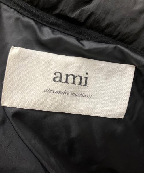 AMI Alexandre Mattiussi（アミアレクサンドルマテュッシ）AMI Alexandre Mattiussi (アミアレクサンドルマテュッシ) AMI HEART LOGO DOWN GILLET ブラック サイズ:表記無しの古着・服飾アイテム