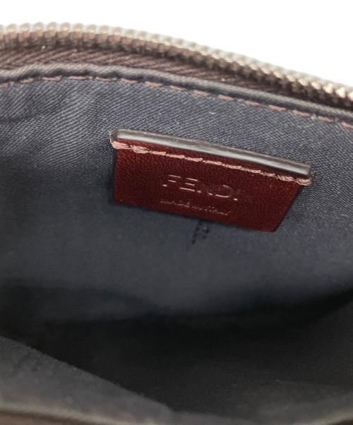 FENDI（フェンディ）FENDI (フェンディ) Triplette Leather Pouch ホワイトの古着・服飾アイテム