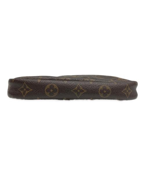 LOUIS VUITTON（ルイ ヴィトン）LOUIS VUITTON (ルイ ヴィトン) ポシェット アクセソワール ハンドバッグ ブラウンの古着・服飾アイテム