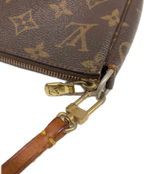 LOUIS VUITTON（ルイ ヴィトン）LOUIS VUITTON (ルイ ヴィトン) ポシェット アクセソワール ハンドバッグ ブラウンの古着・服飾アイテム