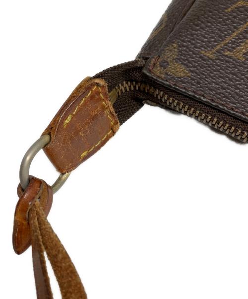 LOUIS VUITTON（ルイ ヴィトン）LOUIS VUITTON (ルイ ヴィトン) ポシェット アクセソワール ハンドバッグ ブラウンの古着・服飾アイテム