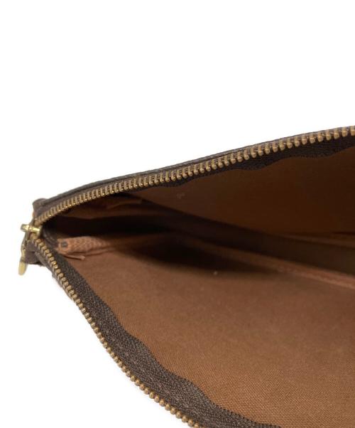 LOUIS VUITTON（ルイ ヴィトン）LOUIS VUITTON (ルイ ヴィトン) ポシェット アクセソワール ハンドバッグ ブラウンの古着・服飾アイテム