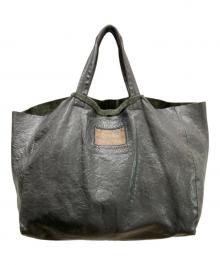 DOLCE & GABBANA（ドルチェ＆ガッバーナ）の古着「SAN DAMIANレザートートバッグ」｜ブラック