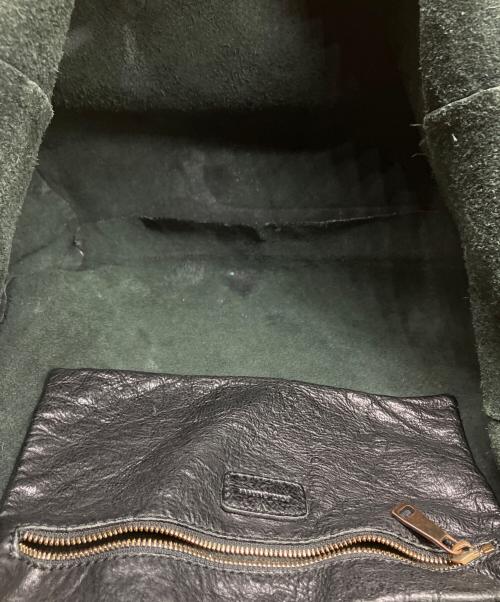 DOLCE & GABBANA（ドルチェ＆ガッバーナ）DOLCE & GABBANA (ドルチェ＆ガッバーナ) SAN DAMIANレザートートバッグ ブラックの古着・服飾アイテム