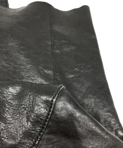 DOLCE & GABBANA（ドルチェ＆ガッバーナ）DOLCE & GABBANA (ドルチェ＆ガッバーナ) SAN DAMIANレザートートバッグ ブラックの古着・服飾アイテム