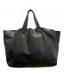 DOLCE & GABBANA (ドルチェ＆ガッバーナ) SAN DAMIANレザートートバッグ ブラック：18000円