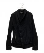 ANN DEMEULEMEESTERアンドゥムルメステール）の古着「ショールカラージャケット」｜ブラック