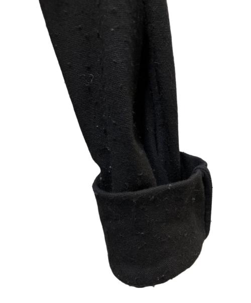ANN DEMEULEMEESTER（アンドゥムルメステール）ANN DEMEULEMEESTER (アンドゥムルメステール) ショールカラージャケット ブラック サイズ:XSの古着・服飾アイテム
