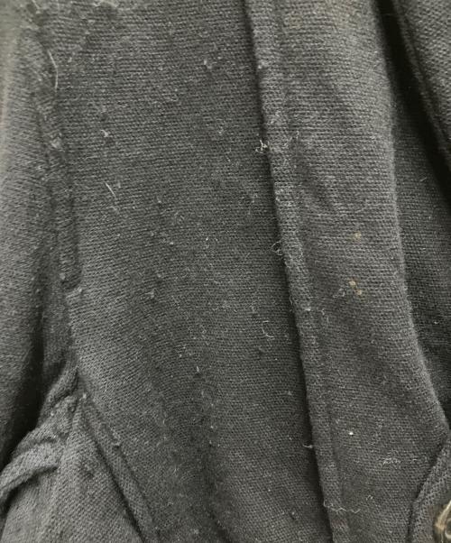 ANN DEMEULEMEESTER（アンドゥムルメステール）ANN DEMEULEMEESTER (アンドゥムルメステール) ショールカラージャケット ブラック サイズ:XSの古着・服飾アイテム