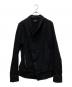 ANN DEMEULEMEESTER（アンドゥムルメステール）の古着「ショールカラージャケット」｜ブラック