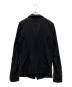 ANN DEMEULEMEESTER (アンドゥムルメステール) ショールカラージャケット ブラック サイズ:XS：35000円