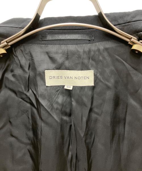 DRIES VAN NOTEN（ドリスヴァンノッテン）DRIES VAN NOTEN (ドリスヴァンノッテン) ダブルブレストジャケット ブラック サイズ:46の古着・服飾アイテム