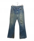 LEVI'Sリーバイス）の古着「70`s646ベルボトムパンツ」｜ブルー