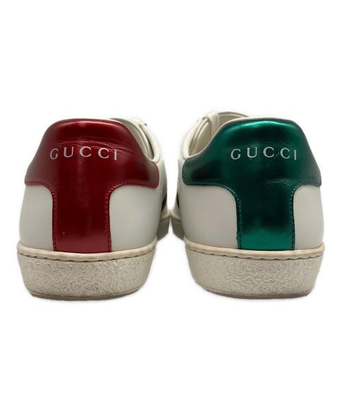 GUCCI（グッチ）GUCCI (グッチ) DISNEY (ディズニー) 三匹の子豚 コラボローカットスニーカー ホワイト サイズ:38 1/2の古着・服飾アイテム