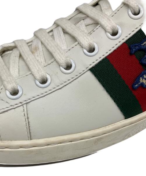GUCCI（グッチ）GUCCI (グッチ) DISNEY (ディズニー) 三匹の子豚 コラボローカットスニーカー ホワイト サイズ:38 1/2の古着・服飾アイテム