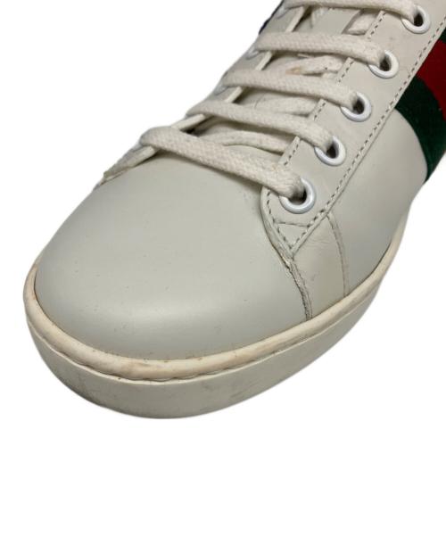 GUCCI（グッチ）GUCCI (グッチ) DISNEY (ディズニー) 三匹の子豚 コラボローカットスニーカー ホワイト サイズ:38 1/2の古着・服飾アイテム