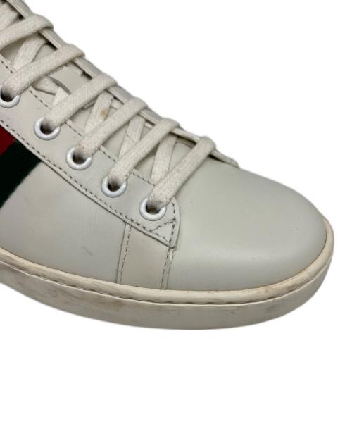 GUCCI（グッチ）GUCCI (グッチ) DISNEY (ディズニー) 三匹の子豚 コラボローカットスニーカー ホワイト サイズ:38 1/2の古着・服飾アイテム