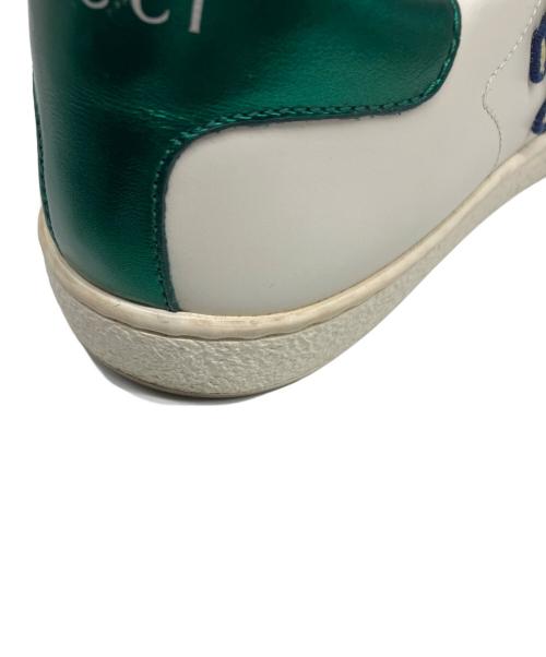 GUCCI（グッチ）GUCCI (グッチ) DISNEY (ディズニー) 三匹の子豚 コラボローカットスニーカー ホワイト サイズ:38 1/2の古着・服飾アイテム